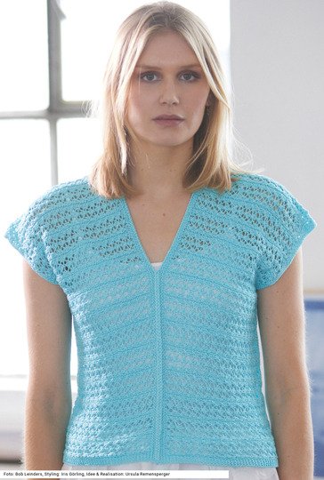 Shirt mit Ajourmuster