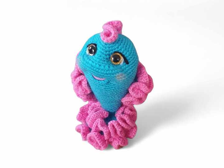 Häkelanleitung Elvira der Korallenfisch