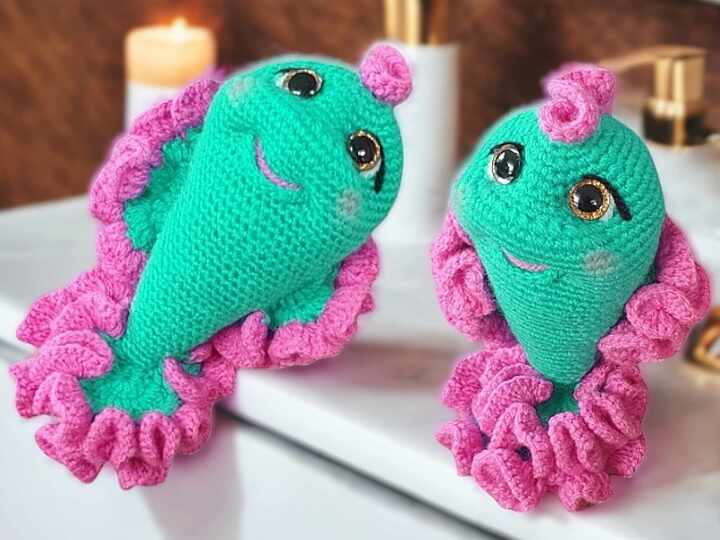 Häkelanleitung Elvira der Korallenfisch