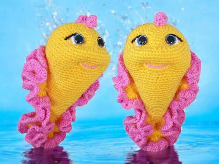 Häkelanleitung Elvira der Korallenfisch