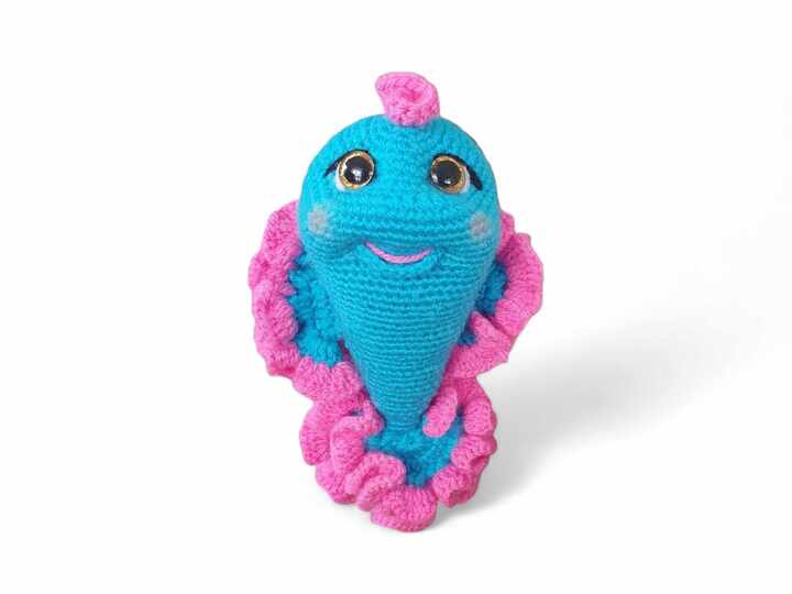 Häkelanleitung Elvira der Korallenfisch