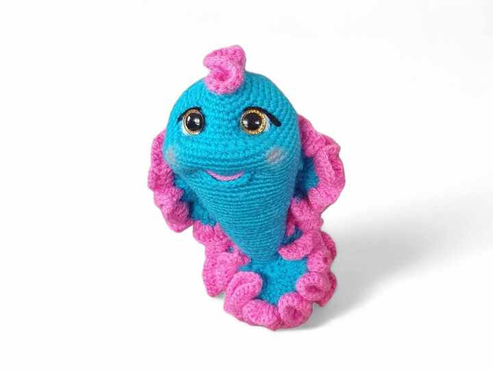 Häkelanleitung Elvira der Korallenfisch