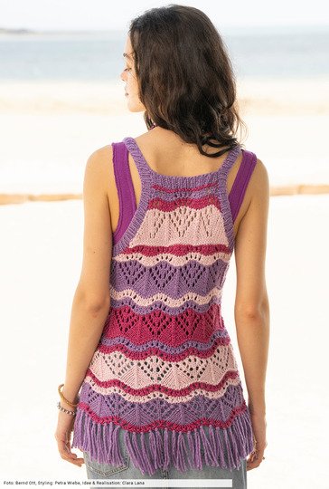Top mit Fransen
