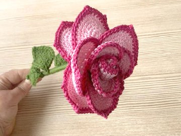 Eine Rose Geburtstag- Hochzeit-Muttertag