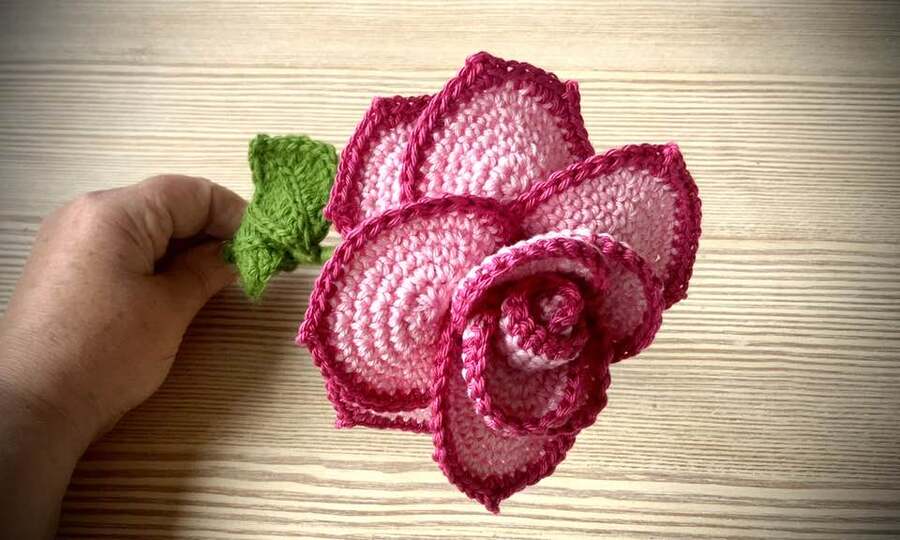 Eine Rose Geburtstag- Hochzeit-Muttertag