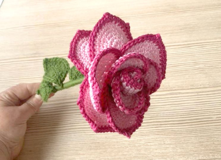 Eine Rose Geburtstag- Hochzeit-Muttertag