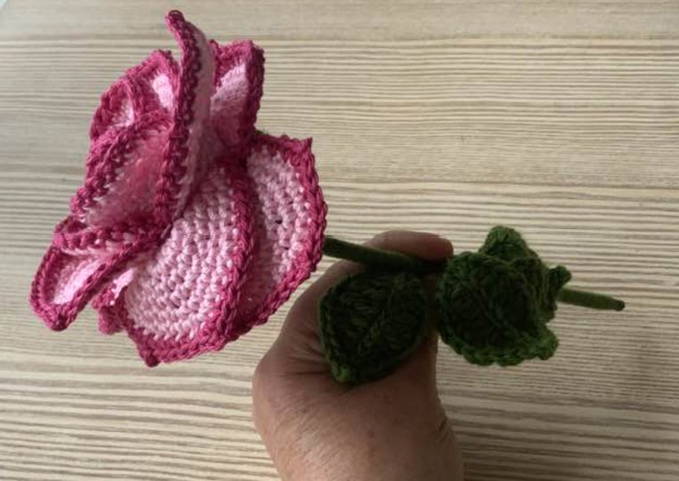 Eine Rose Geburtstag- Hochzeit-Muttertag