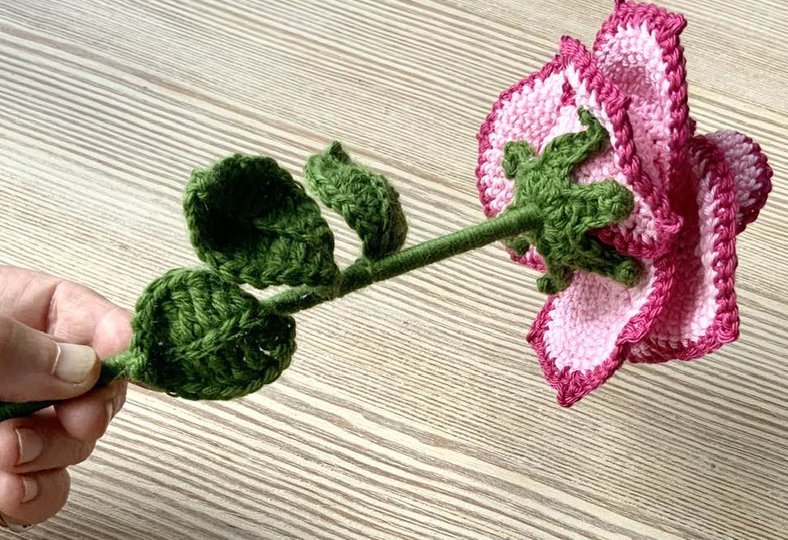 Eine Rose Geburtstag- Hochzeit-Muttertag