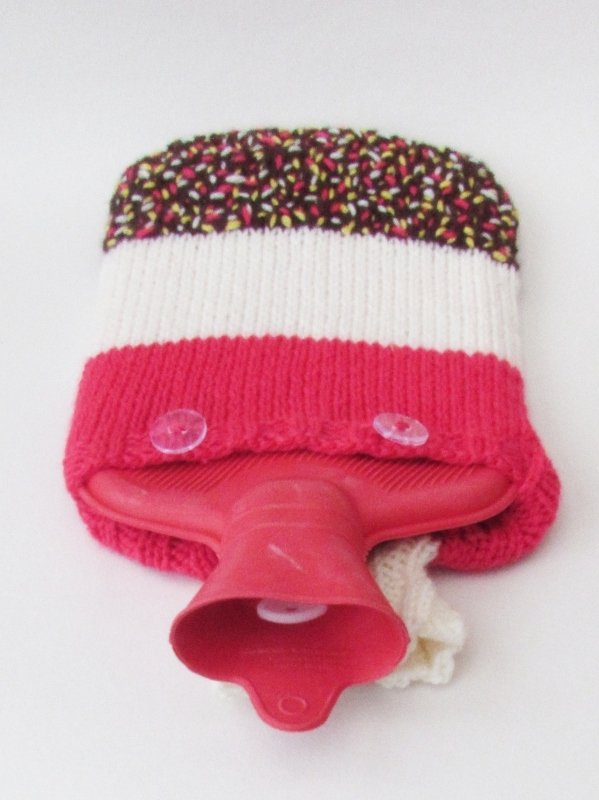 TeaCosyFolk's FAB Ice Lolly Hot Water Bottle Cover Knitting Pattern - Image 5