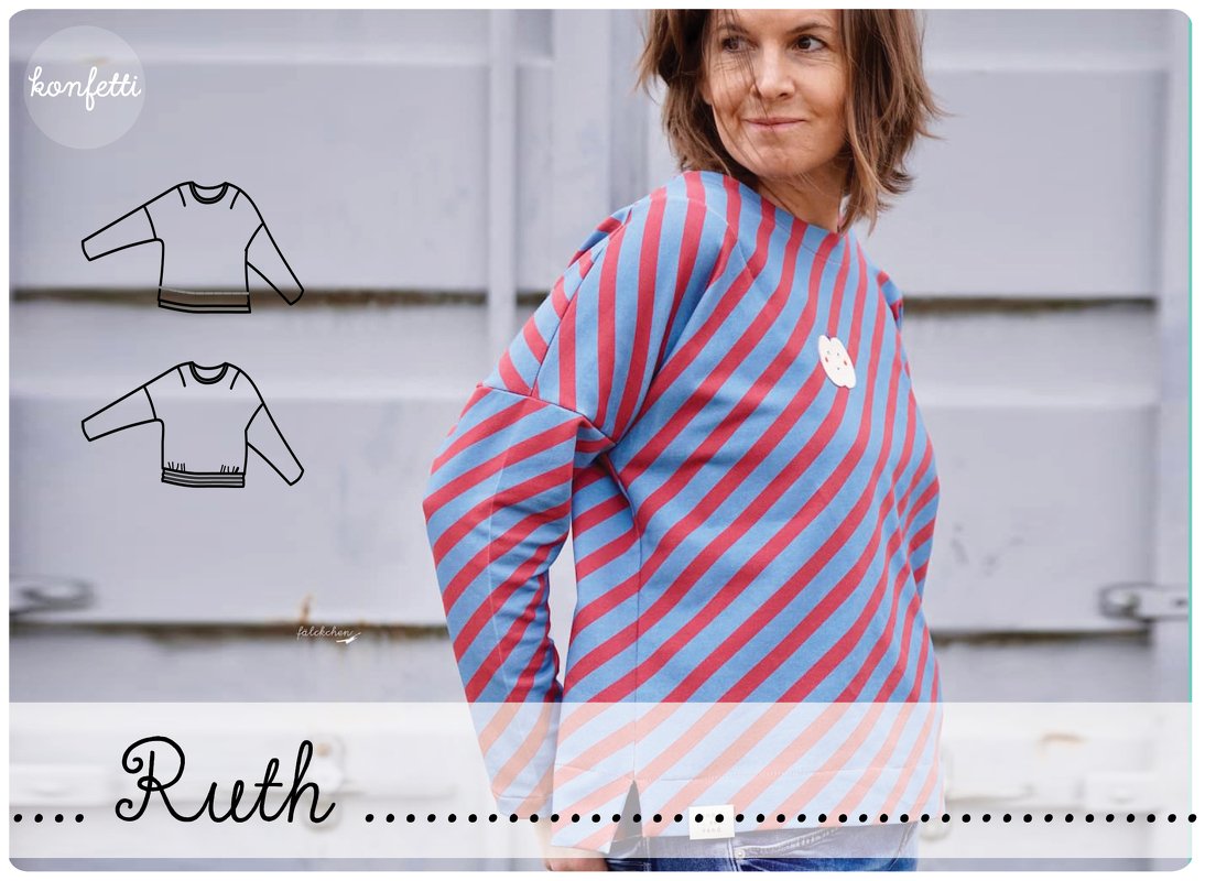 Ruth Oversize Sweater Schnittmuster + Anleitung