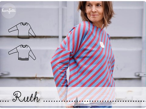 Ruth Oversize Sweater Schnittmuster + Anleitung