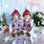 Crochet pattern Christmas dolls, Eve and Noel, the Winter Sweethearts