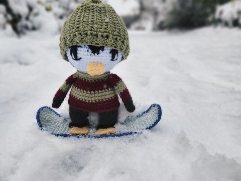 Häkelanleitung für "Snowy der Pinguin"