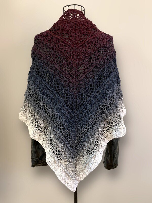 Crochet Pattern Triangular Scarf "Chalastre" - Image 2