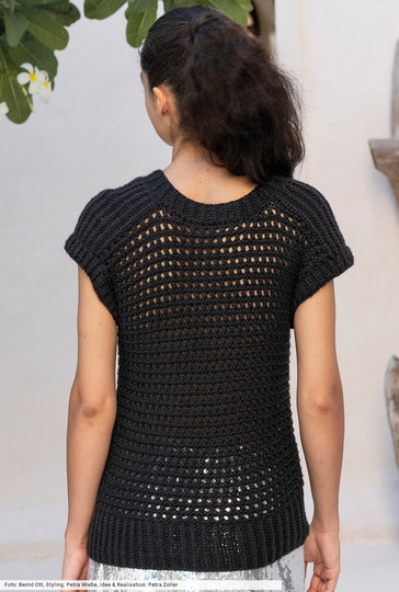 Top mit Schulterpasse