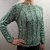 Strickanleitung Sommerpulli mit Lochmuster-Streifen