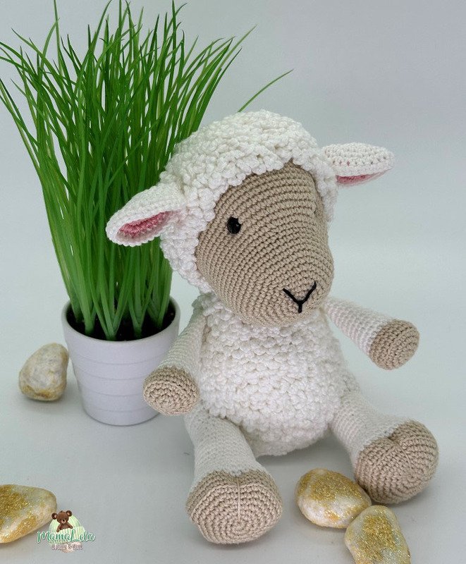 Kuschel Schaf, mini - Häkelanleitung - Bild 2