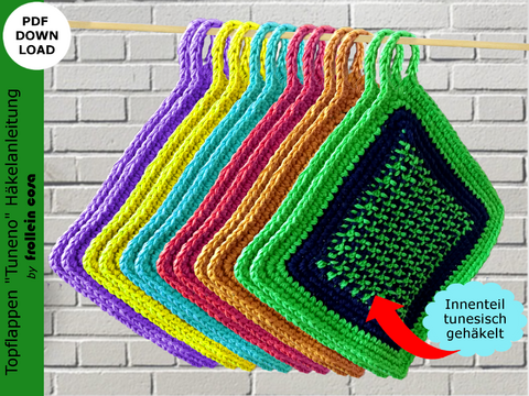 Topflappen "Tuneno" Häkelanleitung