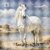 White Horse, PDF cross stitch pattern, English/Español, DMC Threads