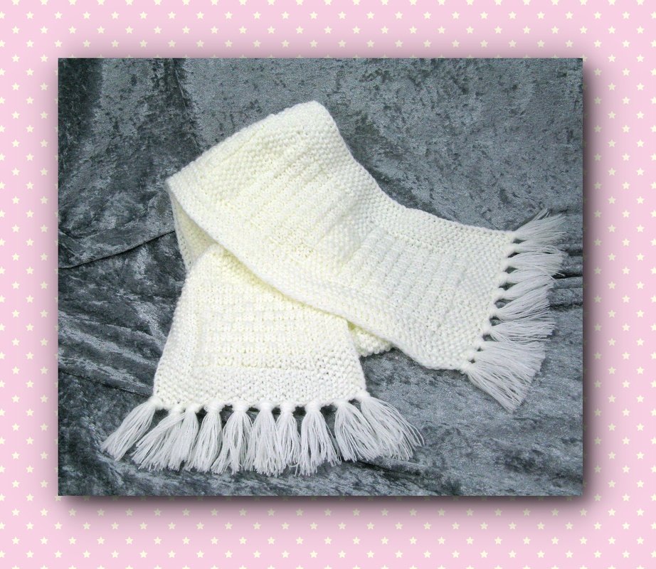 Strickanleitung Schal Isa in Strukturmuster - Bild 6