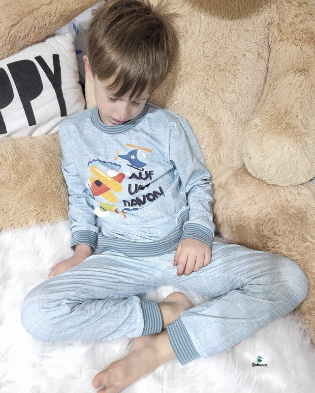 Schlafanzug + Nachthemd "JARO&LUNA" (86-164) - Schnittmuster und Anleitung - Bild 8