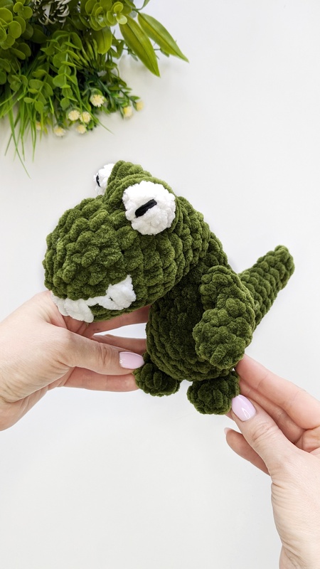 Crochet dinosaur pattern, amigurumi dino T-Rex pattern - Image 11