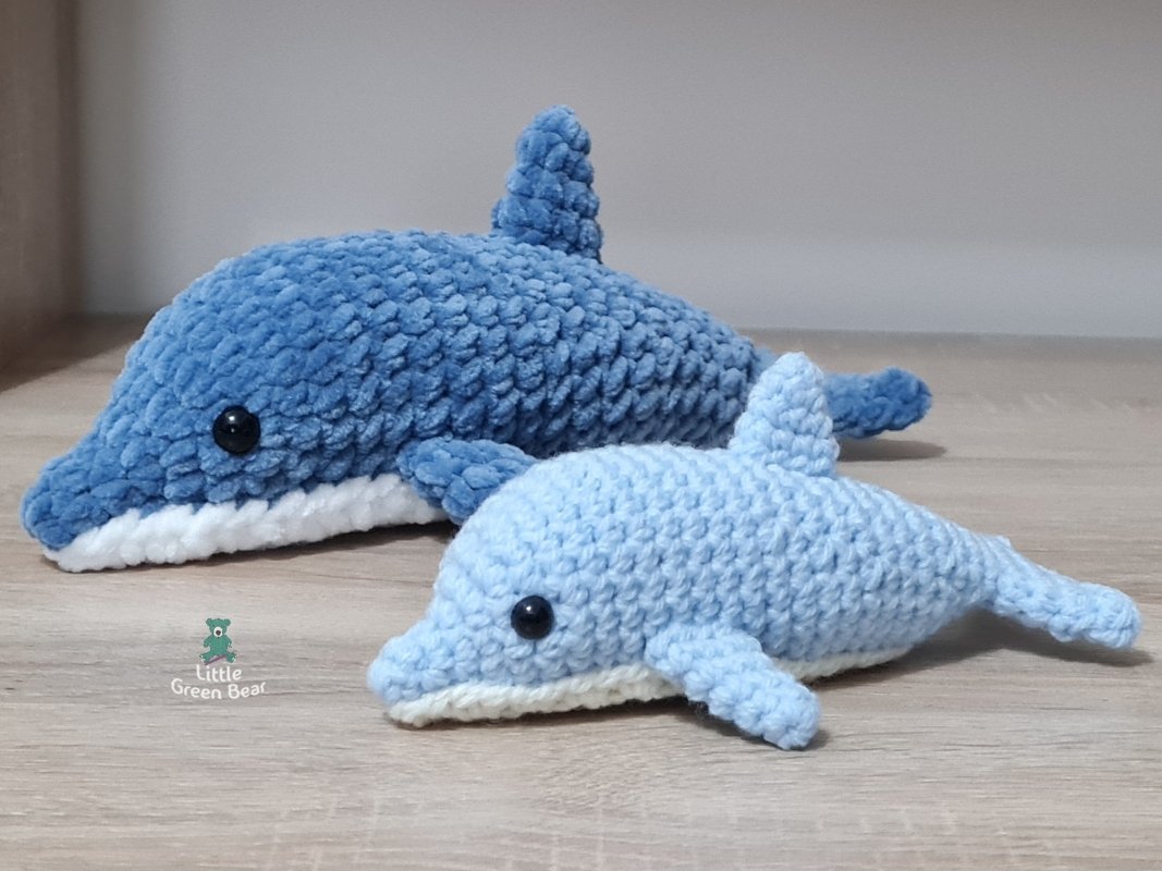 Dylan the Dolphin Crochet Amigurumi Pattern (English) - Image 2