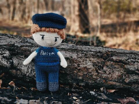 Häkelanleitung Polizist