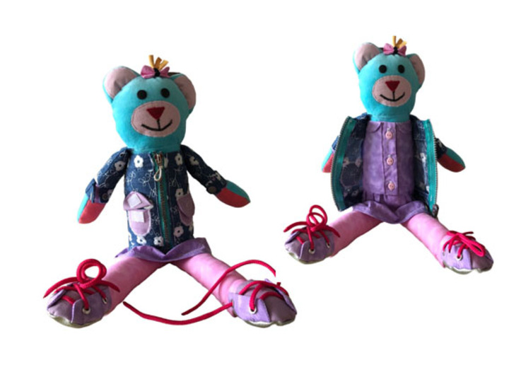 Motoriktier Bär zum üben der Fingerfertigkeit