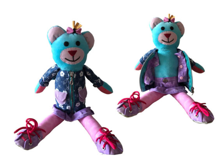 Motoriktier Bär zum üben der Fingerfertigkeit