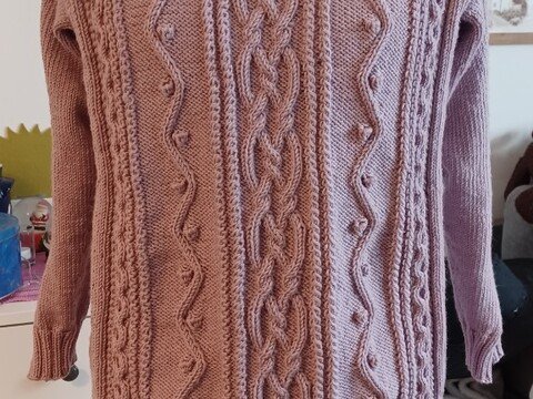 Irischer Fischerpullover
