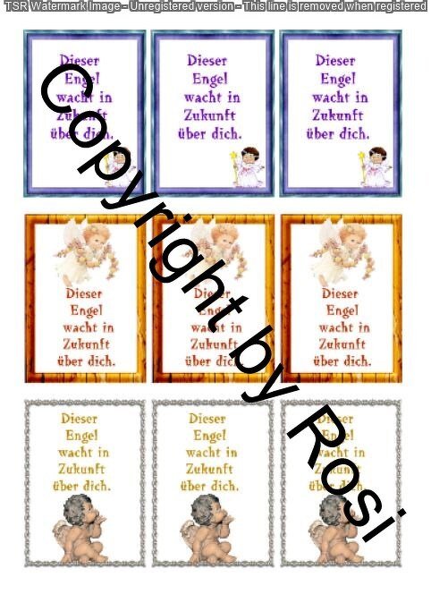 Sorgenwürmchen - Glückswürmchen - Sprüche - Kärtchen - Karte NEU!