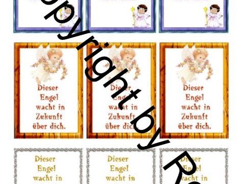 Sorgenwürmchen - Glückswürmchen - Sprüche - Kärtchen - Karte NEU!