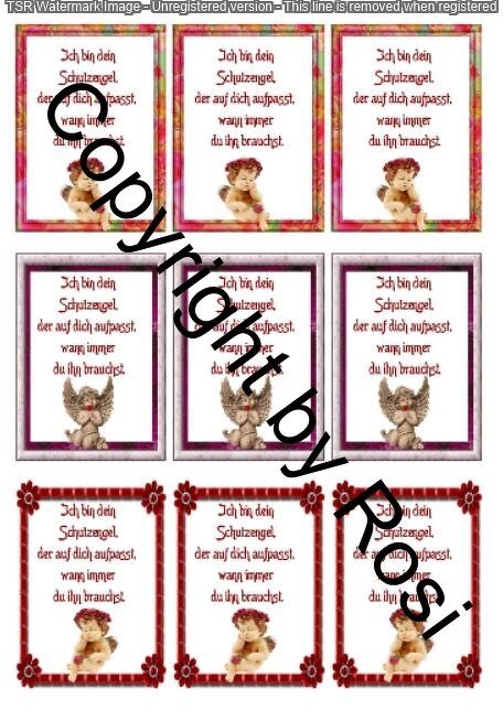 Sorgenwürmchen - Glückswürmchen - Sprüche - Kärtchen - Karte  NEU !