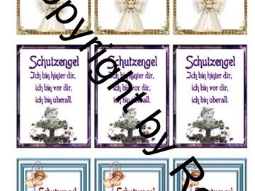 Sorgenwürmchen - Glückswürmchen - Sprüche - Kärtchen - Karte NEU !