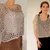 Top, Mesh Shirt, Summer Sweater "Square Dance" - Crochet Pattern