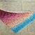 schräges Dreieckstuch "Colorina" Häkelanleitung