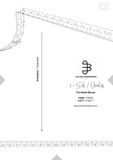 Linen sewing patterns set Shirt & Shorts | Ladies XS-XXXL Co-ord