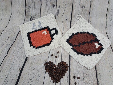 Potholders for Coffee Lovers in C2C