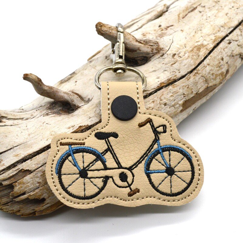 Stickdatei ITH Fahrrad Schlüsselanhänger - Bild 3
