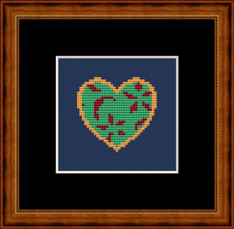 Kleines Herz in Kreuzstich - Bild 7