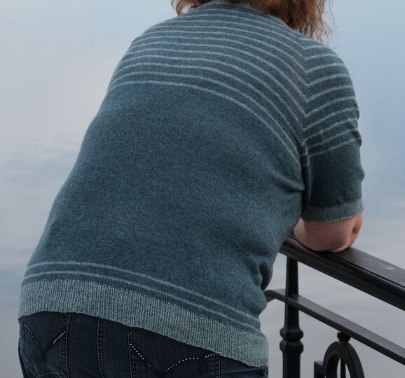 Raglan-Sommerpulli in XL