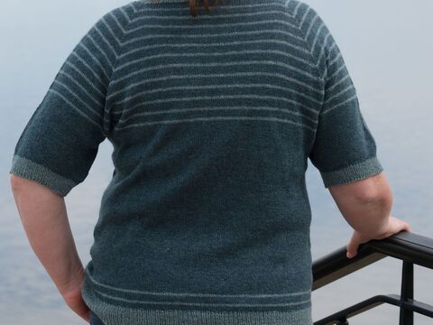 Raglan-Sommerpulli in XL