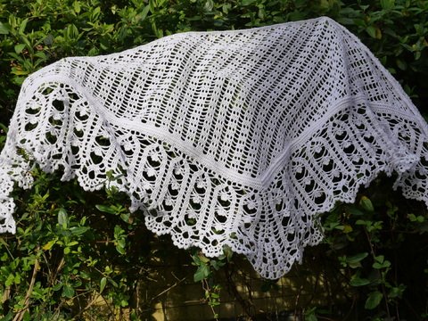 Häkelanleitung Tuch "Elanie"