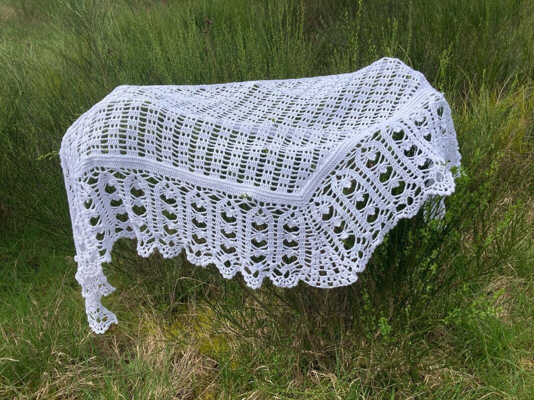 Häkelanleitung Tuch "Elanie" - Bild 8