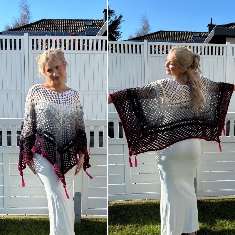 Häkelanleitung Sommerponcho "Amaya" - Bild 4