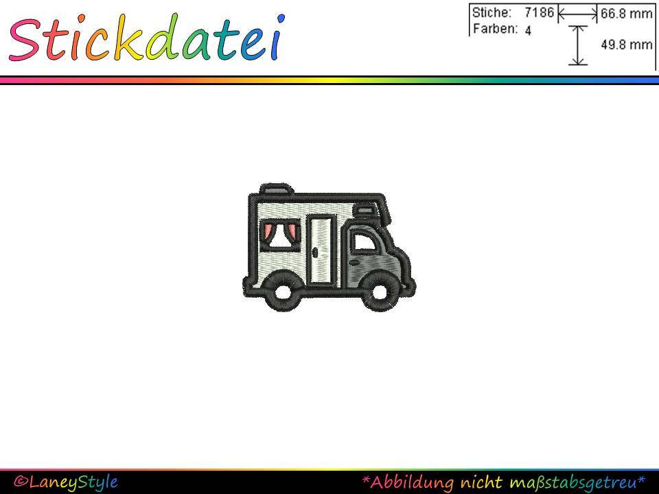 Stickdatei Camper