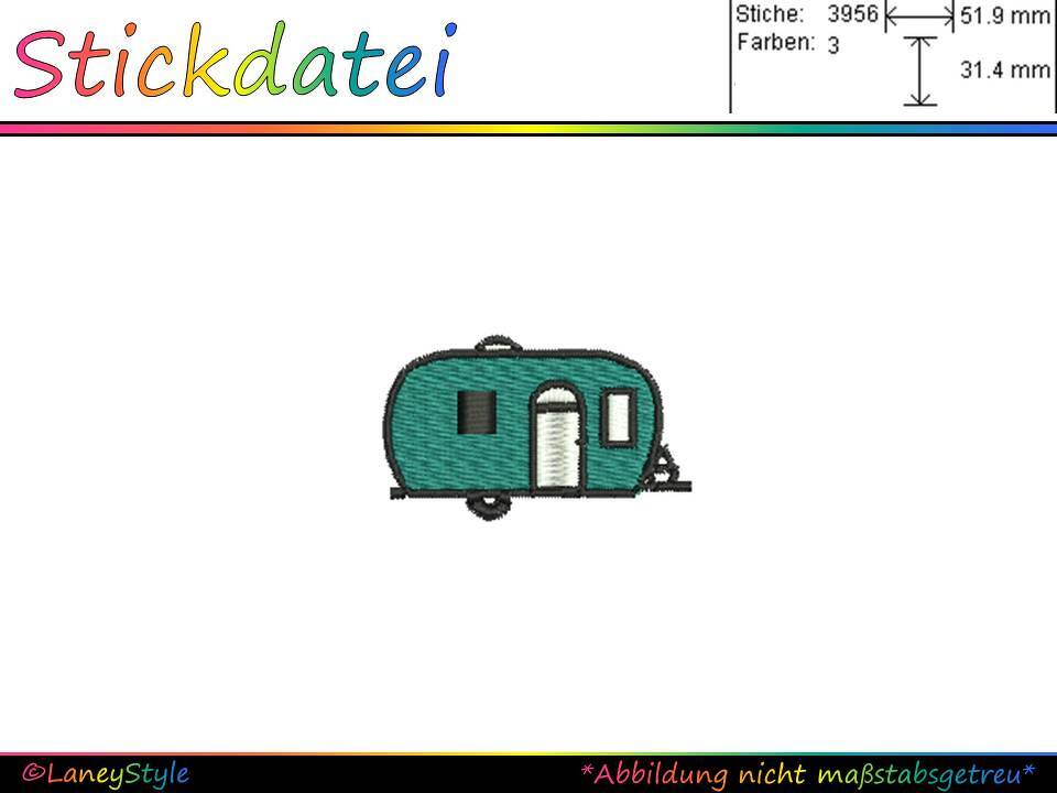 Stickdatei "Wohnwagen"