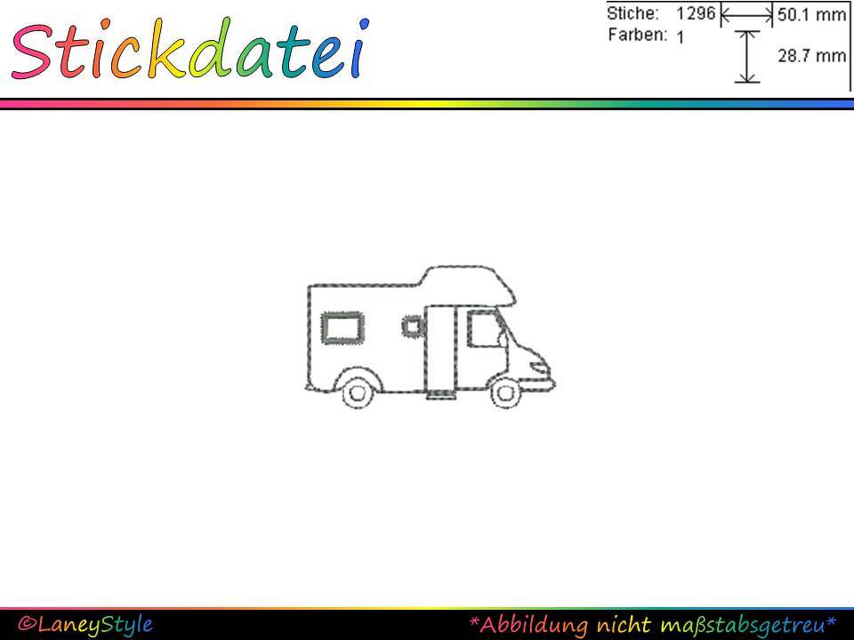 Stickdatei "Wohnmobil"