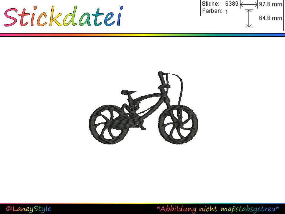 Stickdatei "Fahrrad"